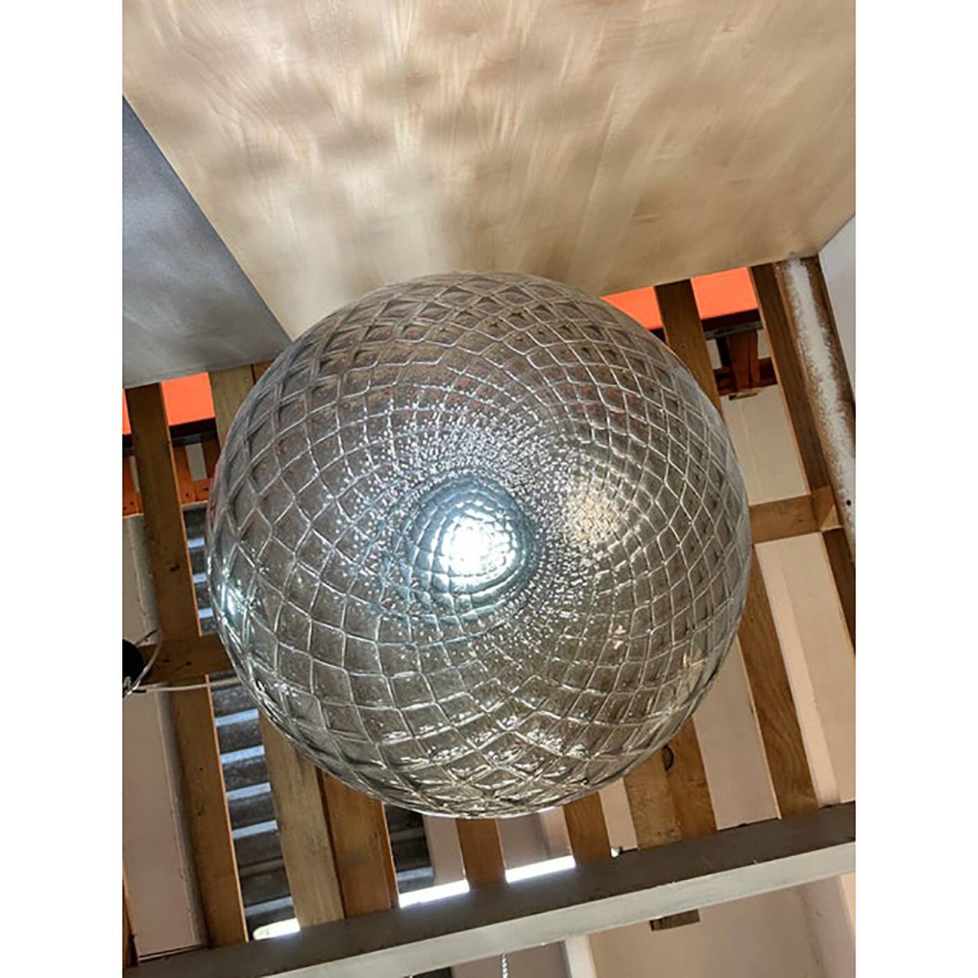 Glass Balloton Fume Pendant Sphere