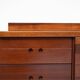 Set of two Italian mid-century wooden nightstands
