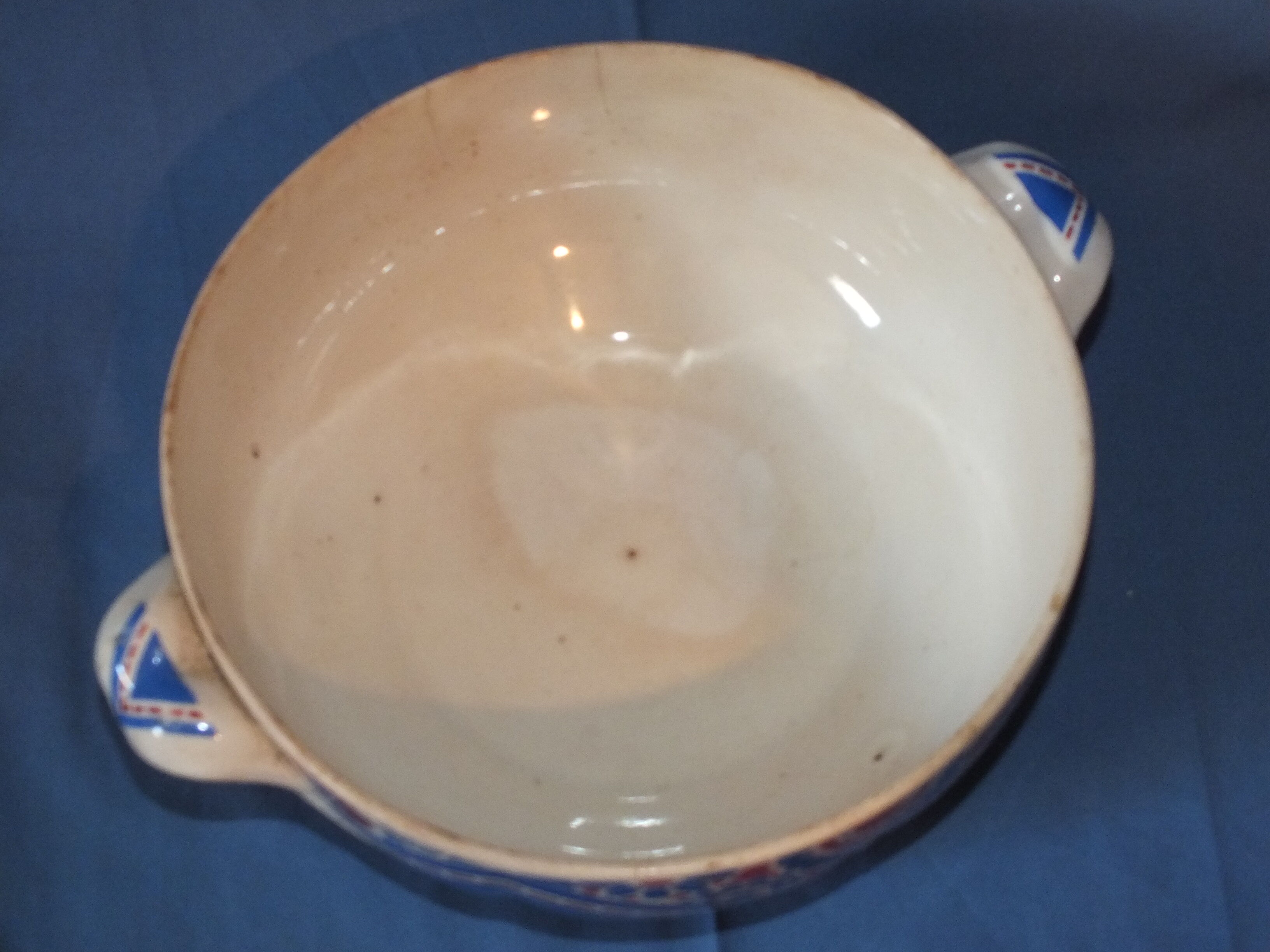 Art Deco soup maker Sarreguemines Tebriz