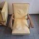 Paire de fauteuils vintage 1950 pieds compas
