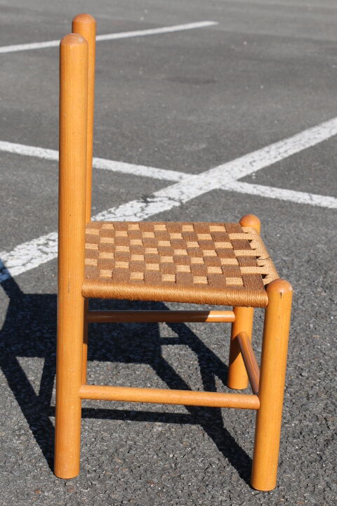 Child chair rope sitting, 1960