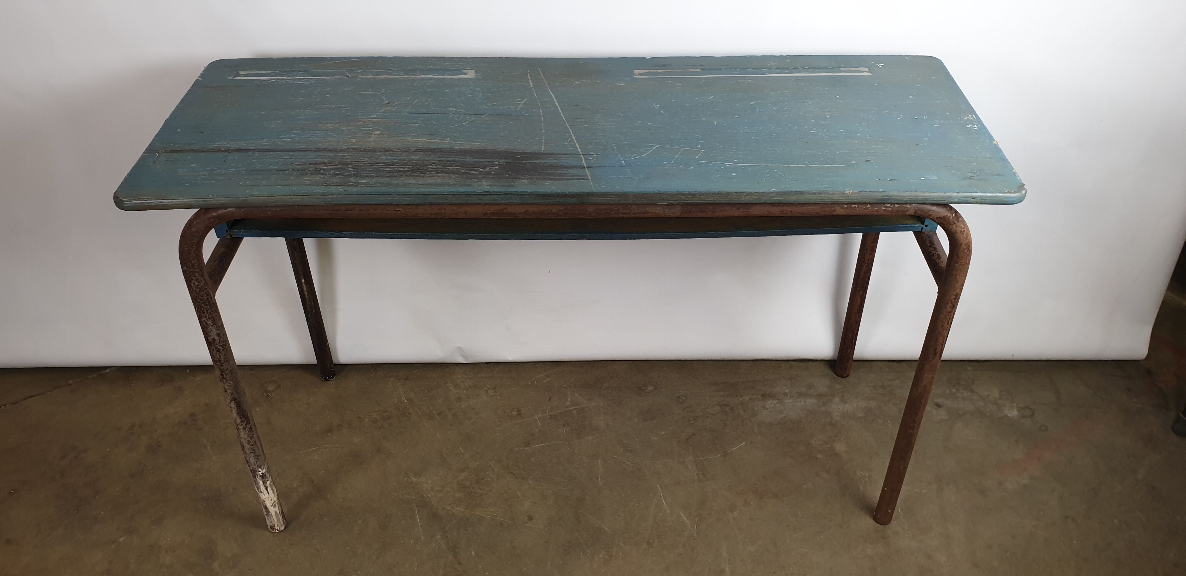 Former two-seater school desk