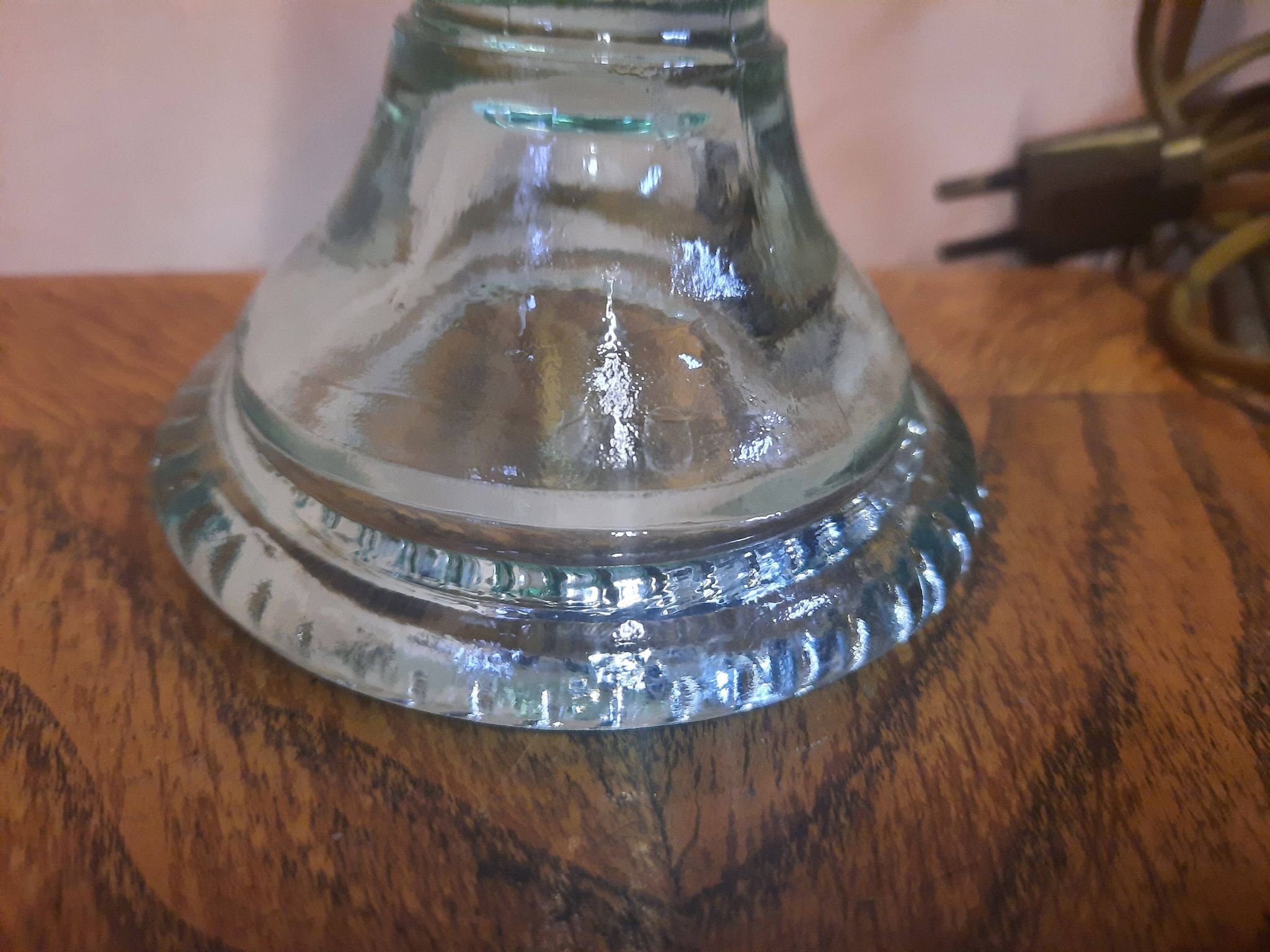 Bougeoir en verre
