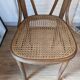 High cane bistro chair and curved wood