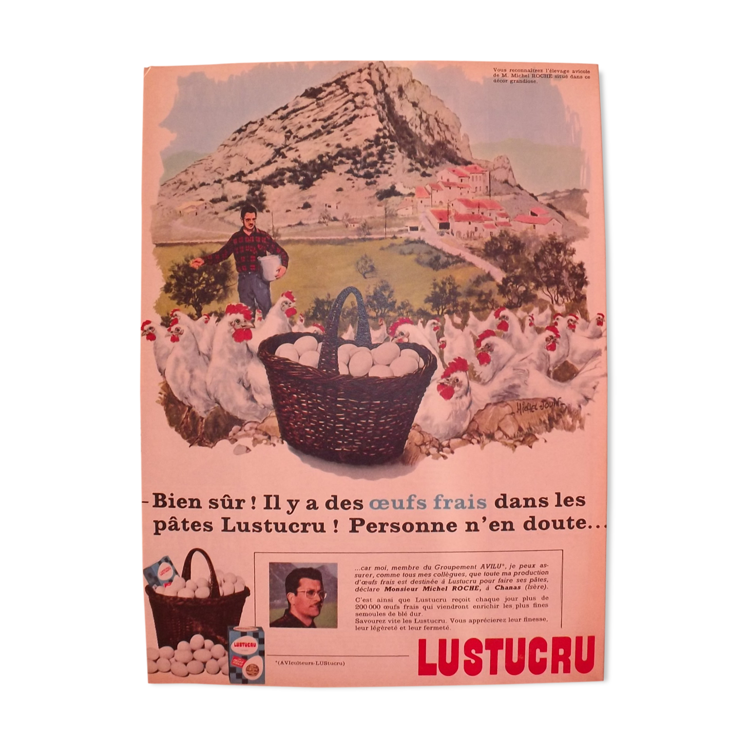 Poster pub Lustucru 1960