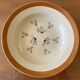 6 antique deep plates in pexonne faience (lorraine)