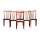 Serie de 6 chaises vintages 1950