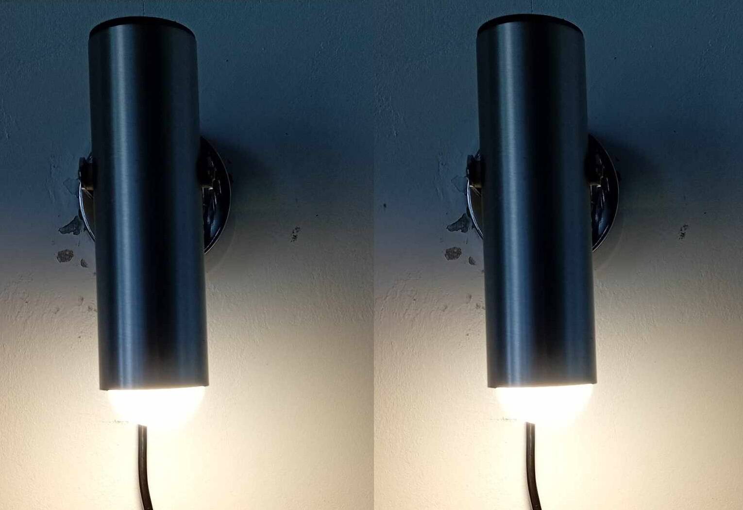 Pair of 70's directional spotlights