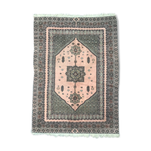 Tapis ancien Maroc Rabat fait main,