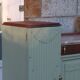 Renovated antique Art Deco sideboard – Lizard Green (Pure & Paint)