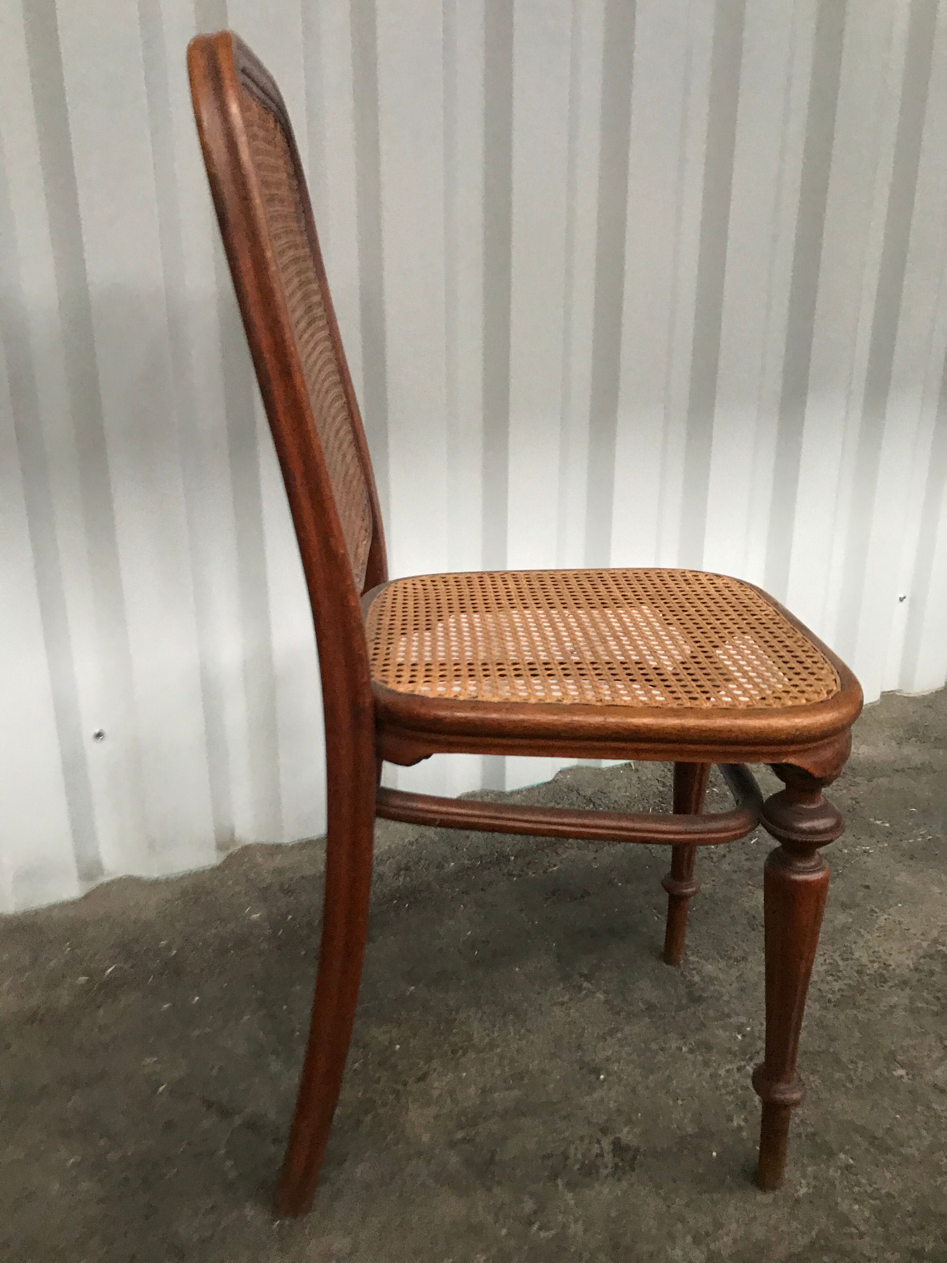 Set of 8 chairs stamped Thonet, model n32 1899
