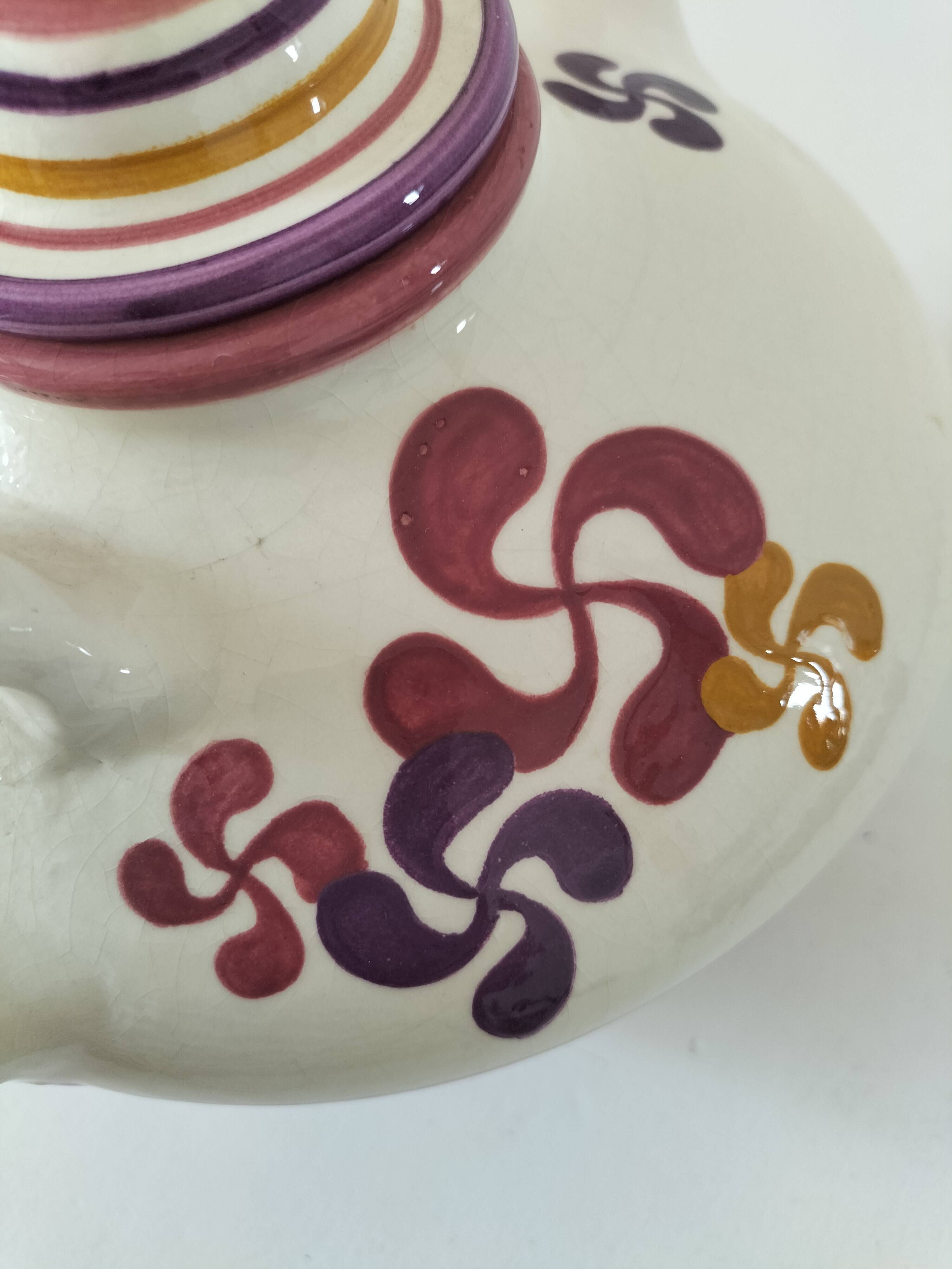 Large Basque teapot Goicoechea – Basque cross decoration