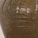 Small antique olive green vase (c.1900)