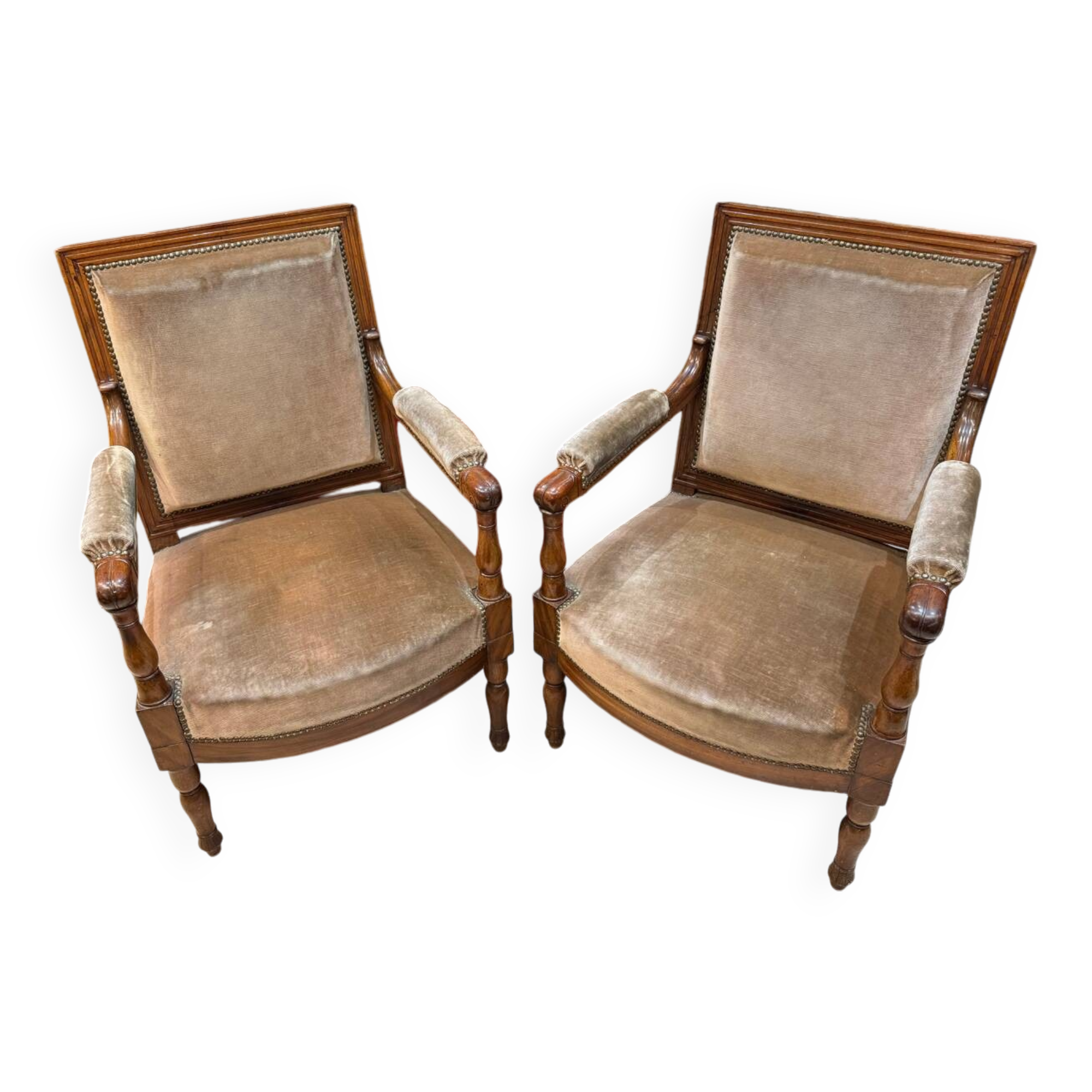Pair of ceremonial armchairs