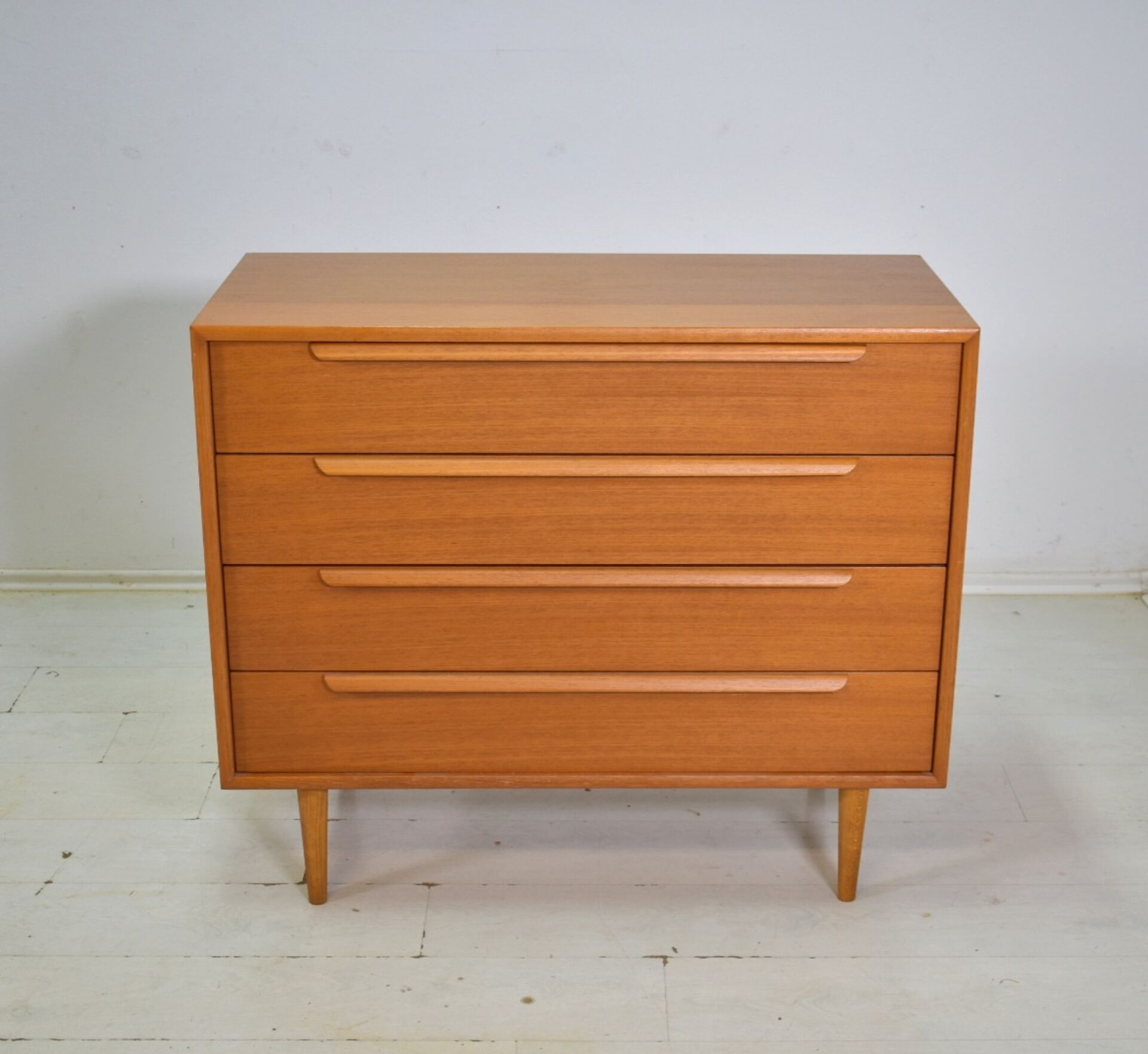 Chest of drawers by WK Möbel 1960s teak sideboard vintage Scandinavian