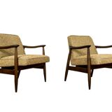 Pair Of Armchairs GFM87 in Kvadrat By Juliusz Kędziorek, 1960s