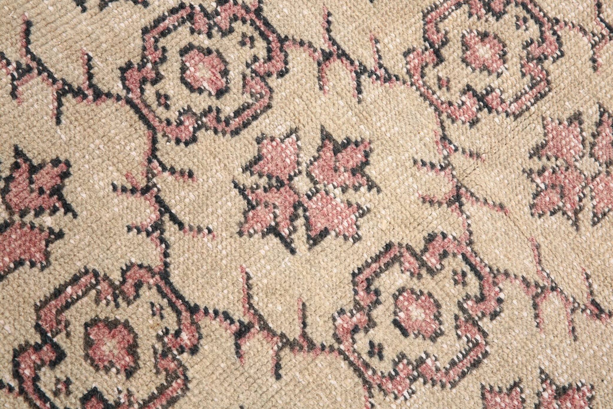 4x7 Rug For Living Room Soft Pastel Vintage Rug, 117x213Cm SK 3456