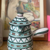 Vallauris vintage ceramic chocolatier signed Robert Picault