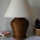 Vintage braided rattan lamp foot 60