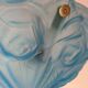 Suspension in blue glass paste signed Degué / art deco style