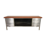 Vinco teak and metal sideboard