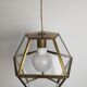 Lantern walkable glass and brass