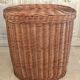 Wicker laundry basket