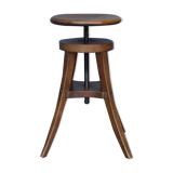 Industrial adjustable piano stool. 1930s