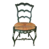 Provençal straw chair from the 18th century.