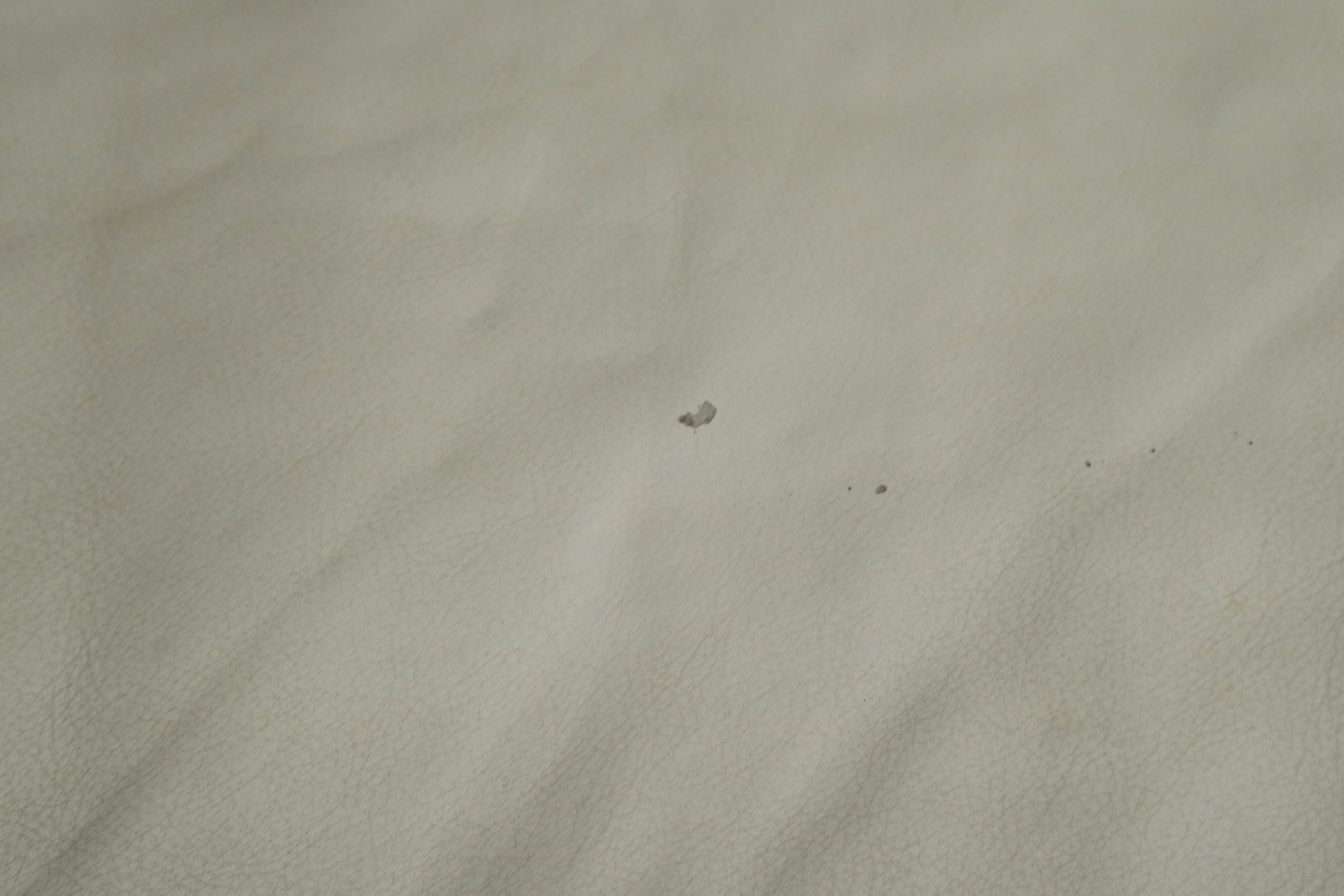 Rolf Benz Dono sofa by Christian Werner in white leather, 1990s