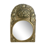 Miroir vintage cadre en laiton