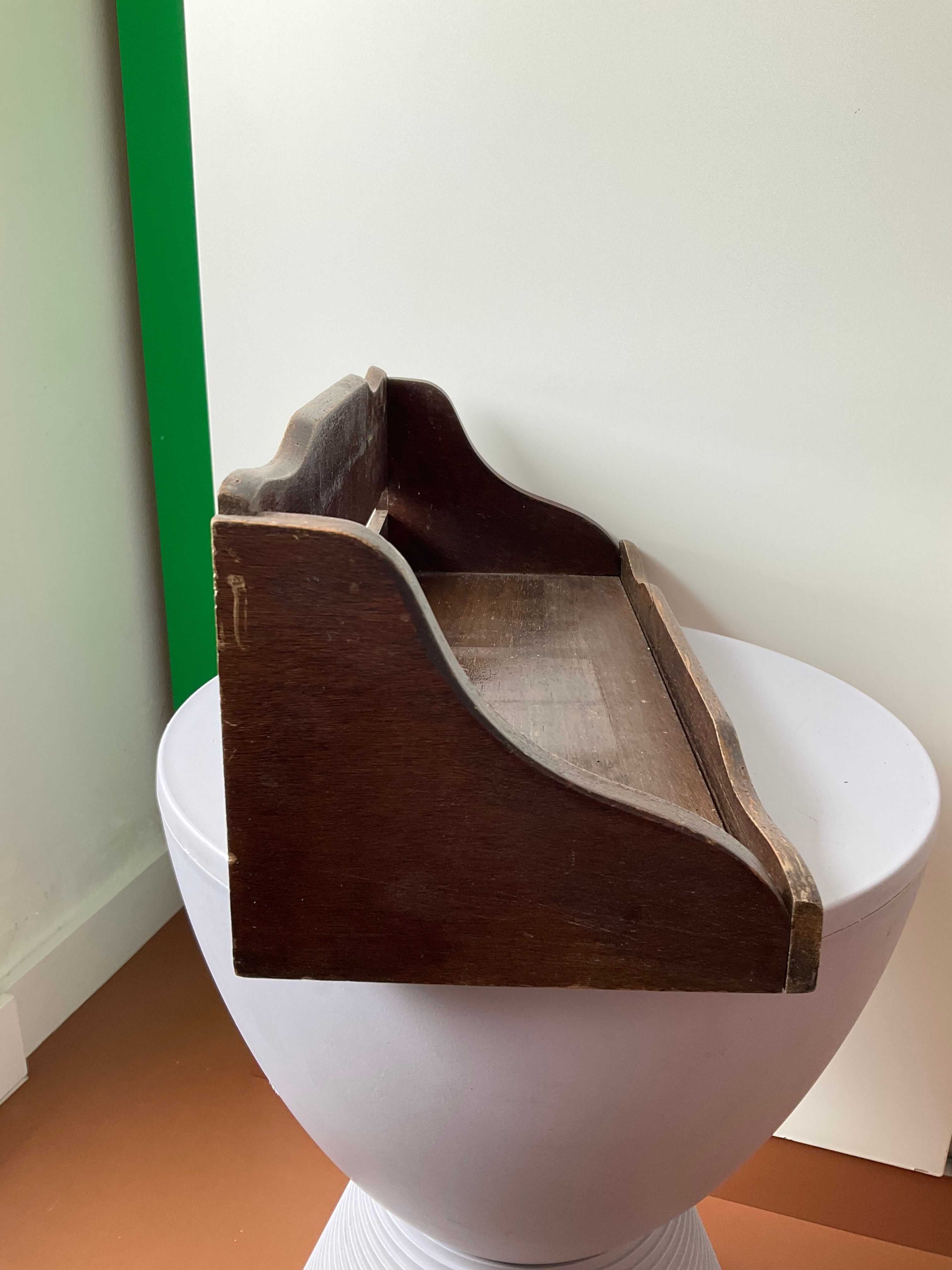Old wooden shelf