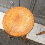 Paire de tabourets rustique vintage