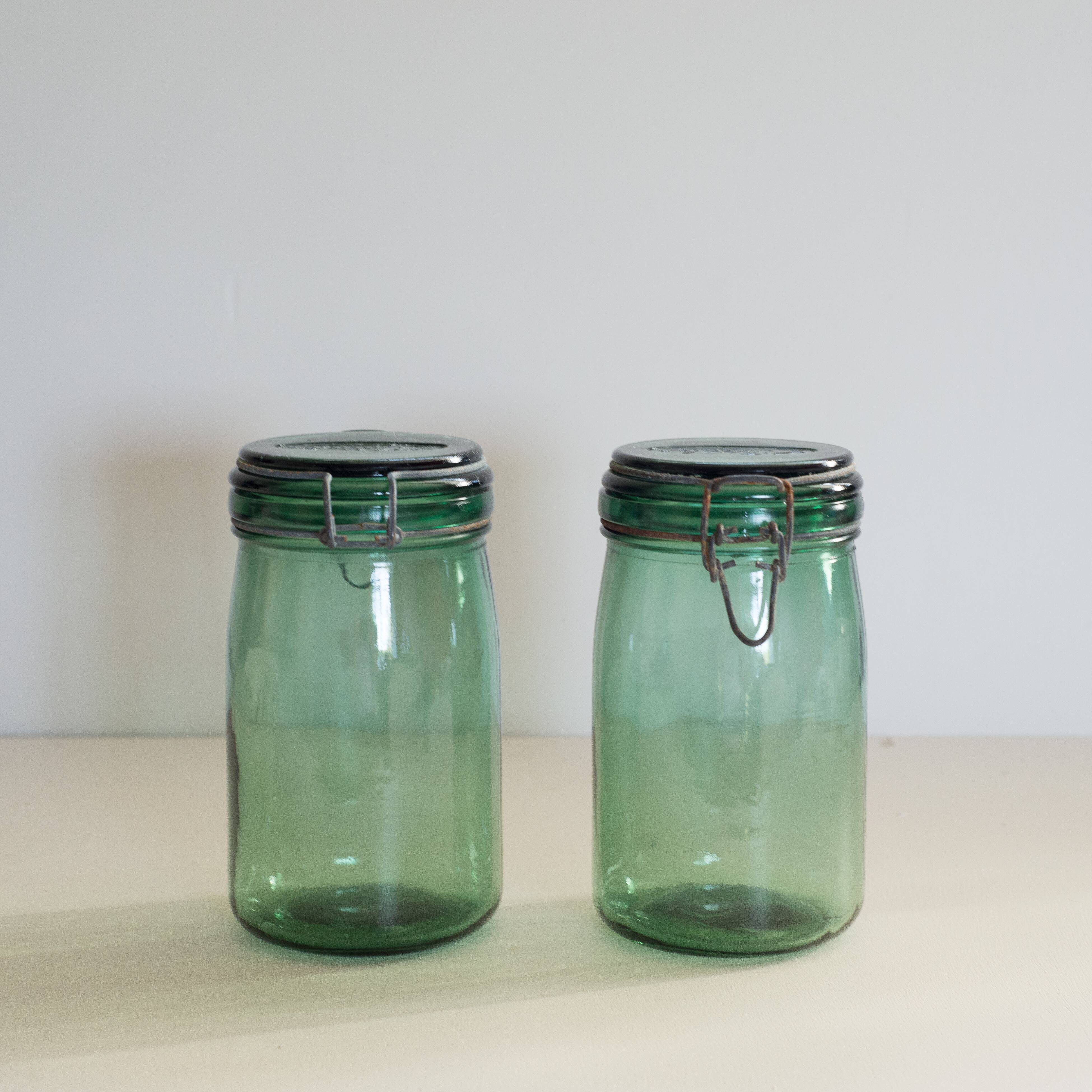 Glass jars