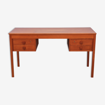 Danish writing desk in teak by Domino Møbler Danmark, 1960s