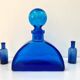 Antique XL bottle / Cobalt blue glass vase