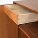 1960s teak cabinet with hinged doors