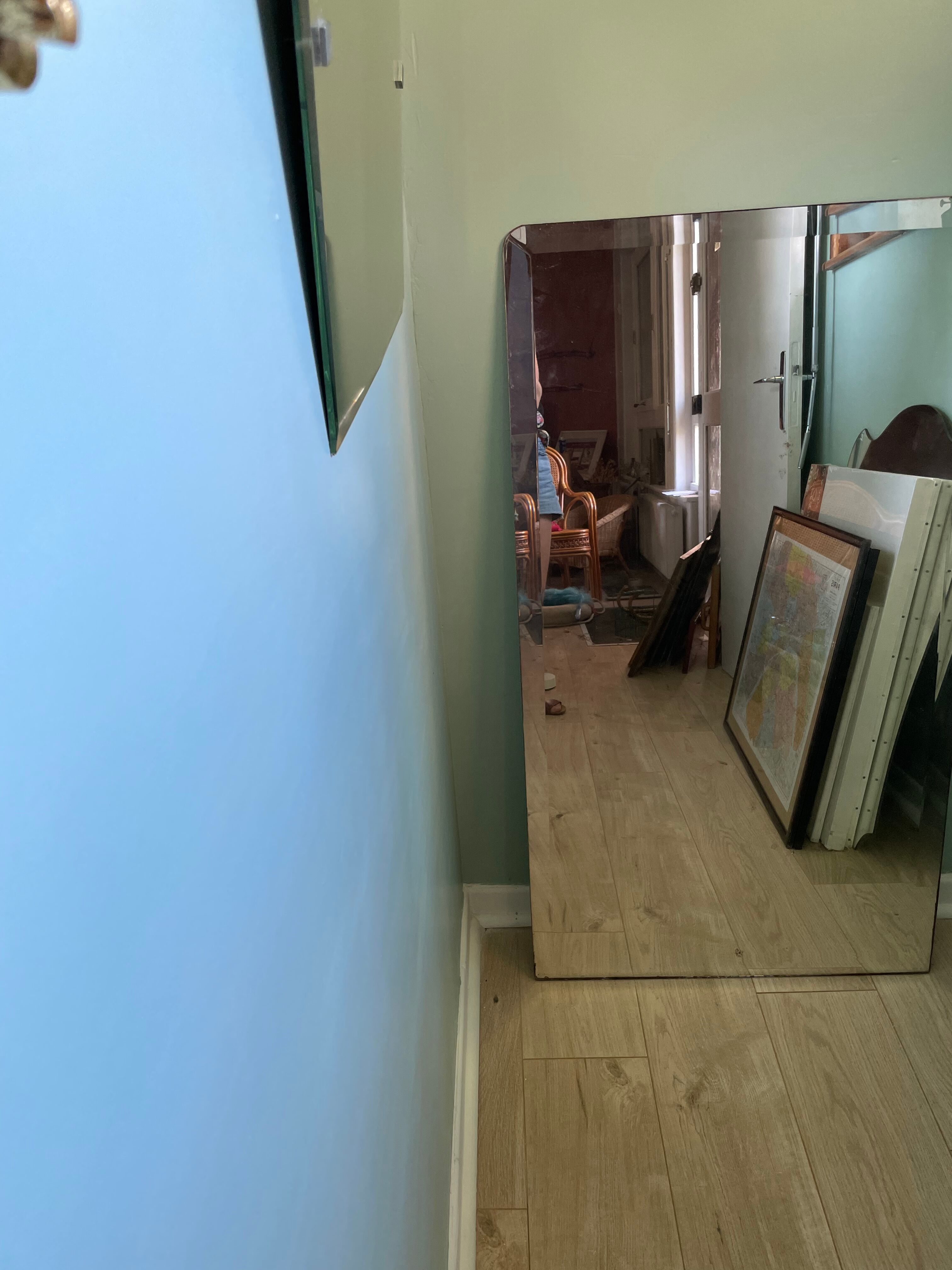 Miroir biseauté arrondi - 120x65cm