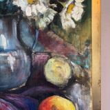 Still life with fruit signed 1952