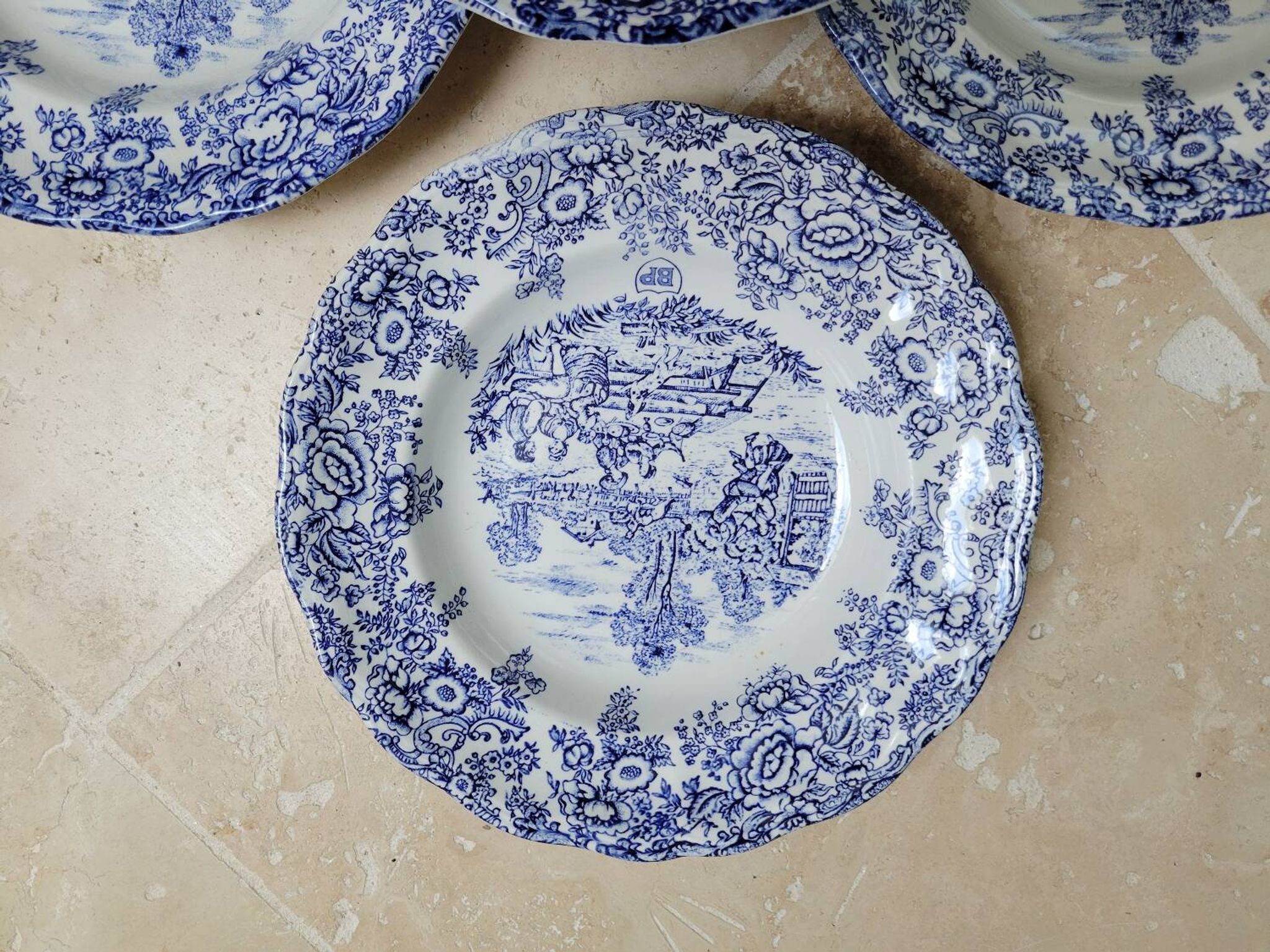 English soup plates