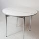 Table en formica ronde pliante et sa chaise