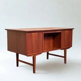 Danish teak freestanding desk