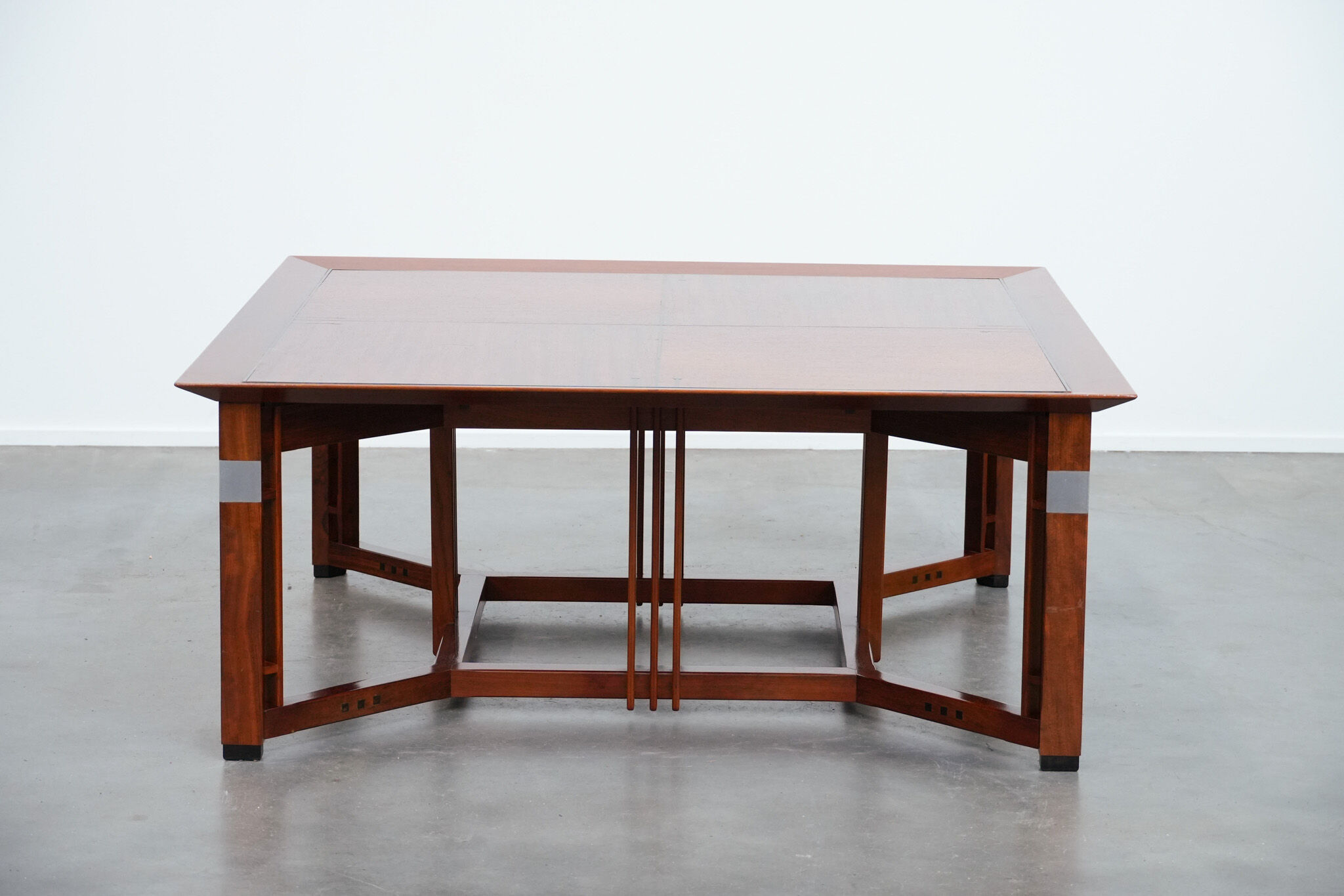 Beautiful and large square Art Deco coffee table