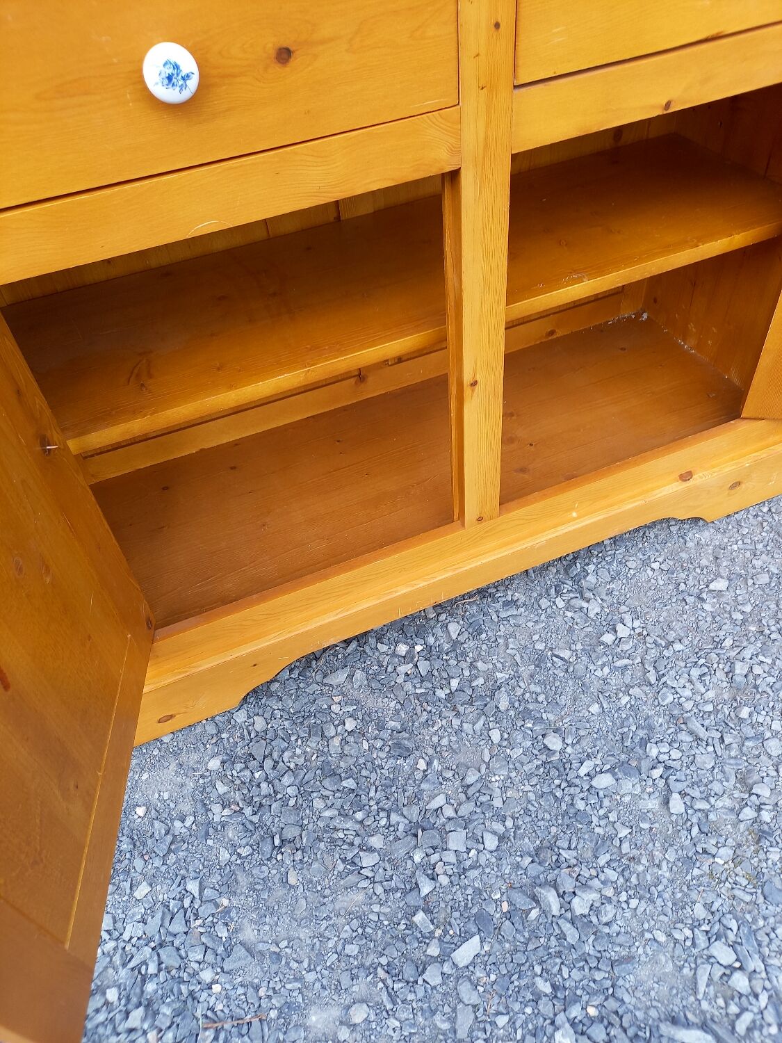 Vintage fir sideboard