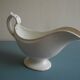 Old earthenware sauceboat Creil-Montereau 19th century