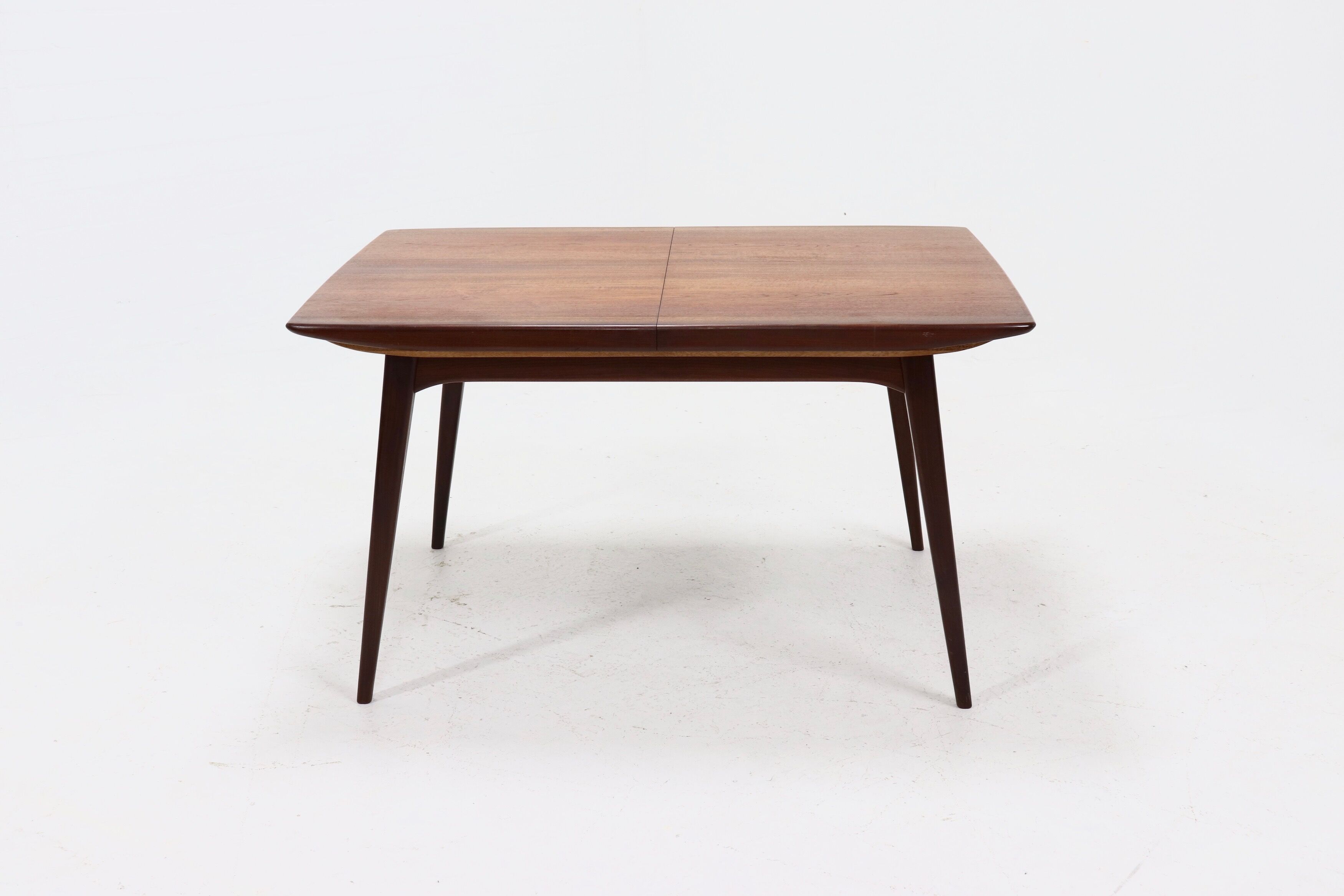 Extendable Teak Dining Table By Louis van Teeffelen for WeBe 1950's