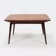 Extendable Teak Dining Table By Louis van Teeffelen for WeBe 1950's