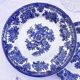 Duo of 2 flat plates Portuguese iron earth