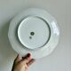 Set of 4 vintage flat plates in Limoges porcelain