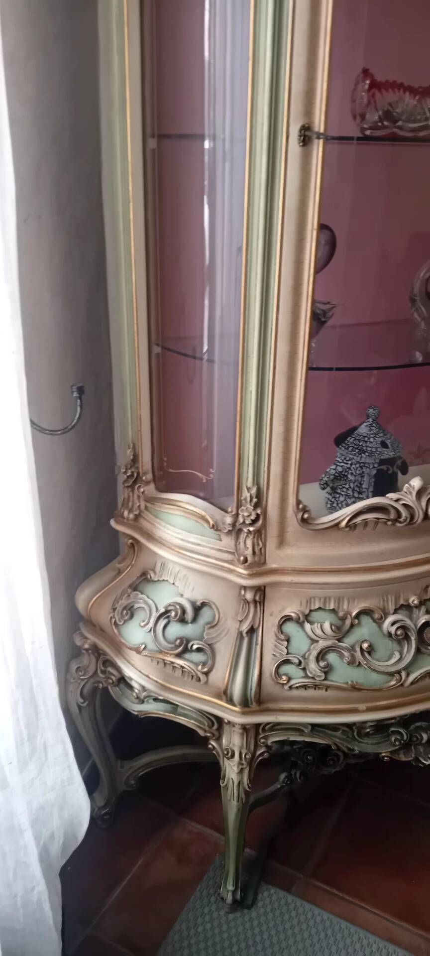 Vitrine baroque Silik Italie